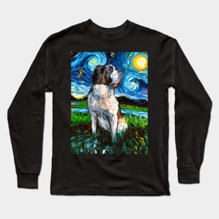 Saint Bernard Night Long Sleeve T-Shirt